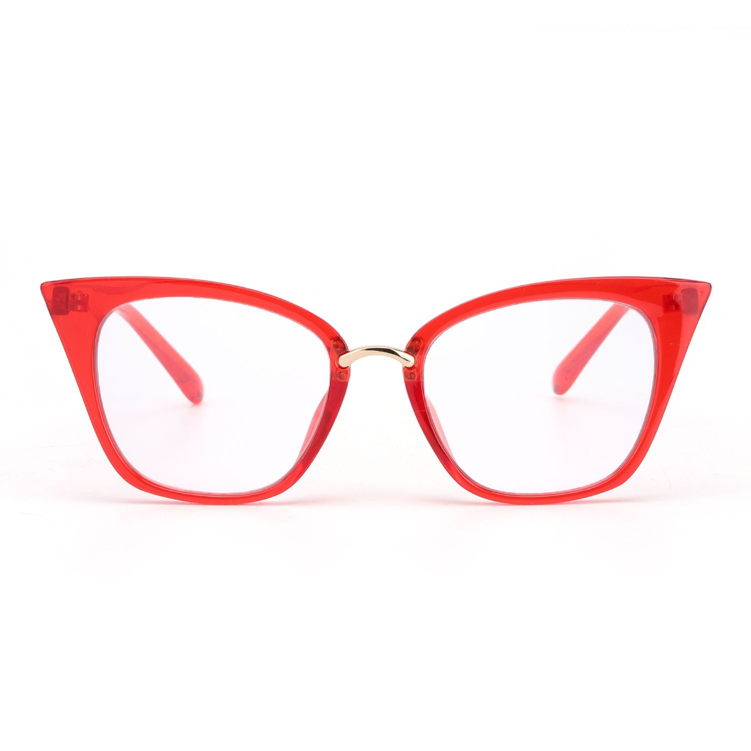 Unique Cat Eye Red & Pink Glasses for Women