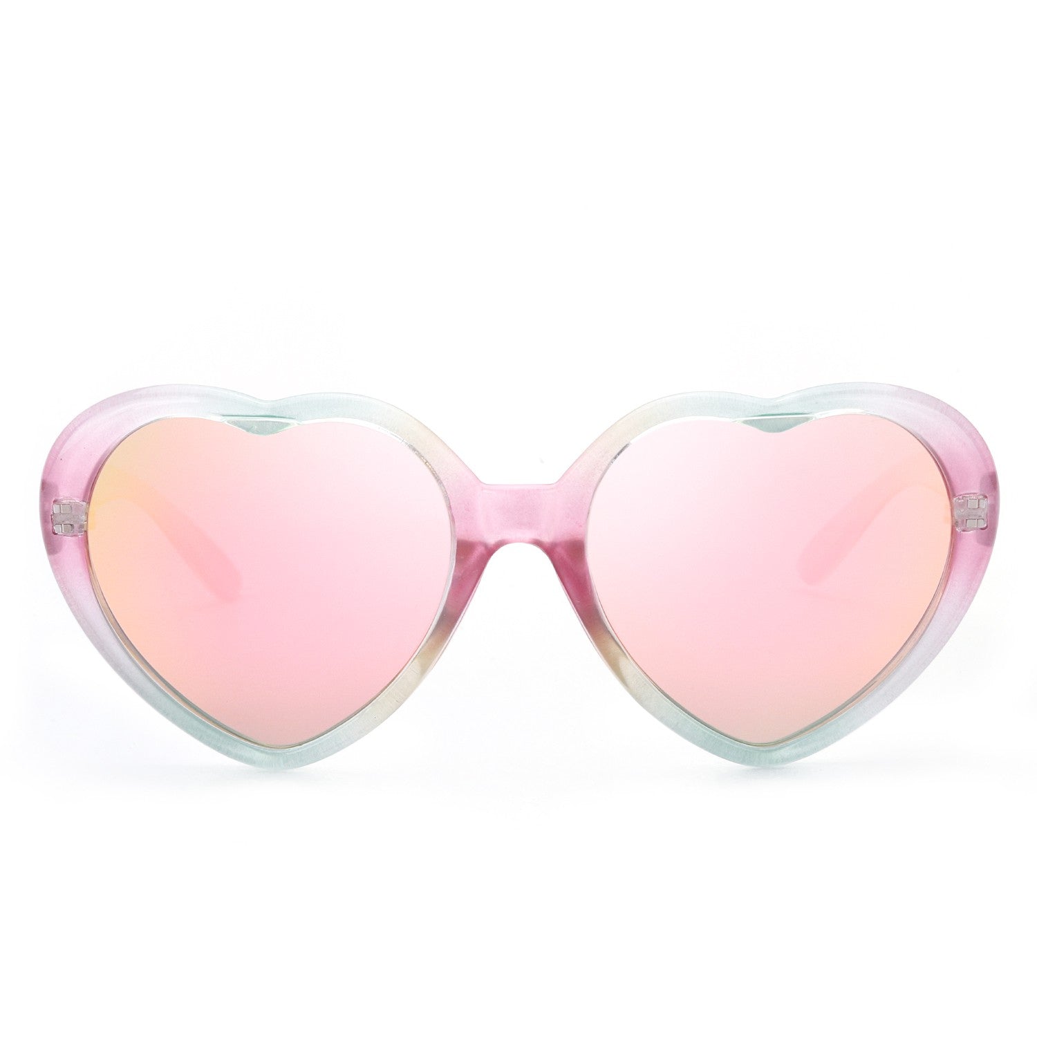 Initial Transparent Retro Heart Sunglasses Heart Sunnies 