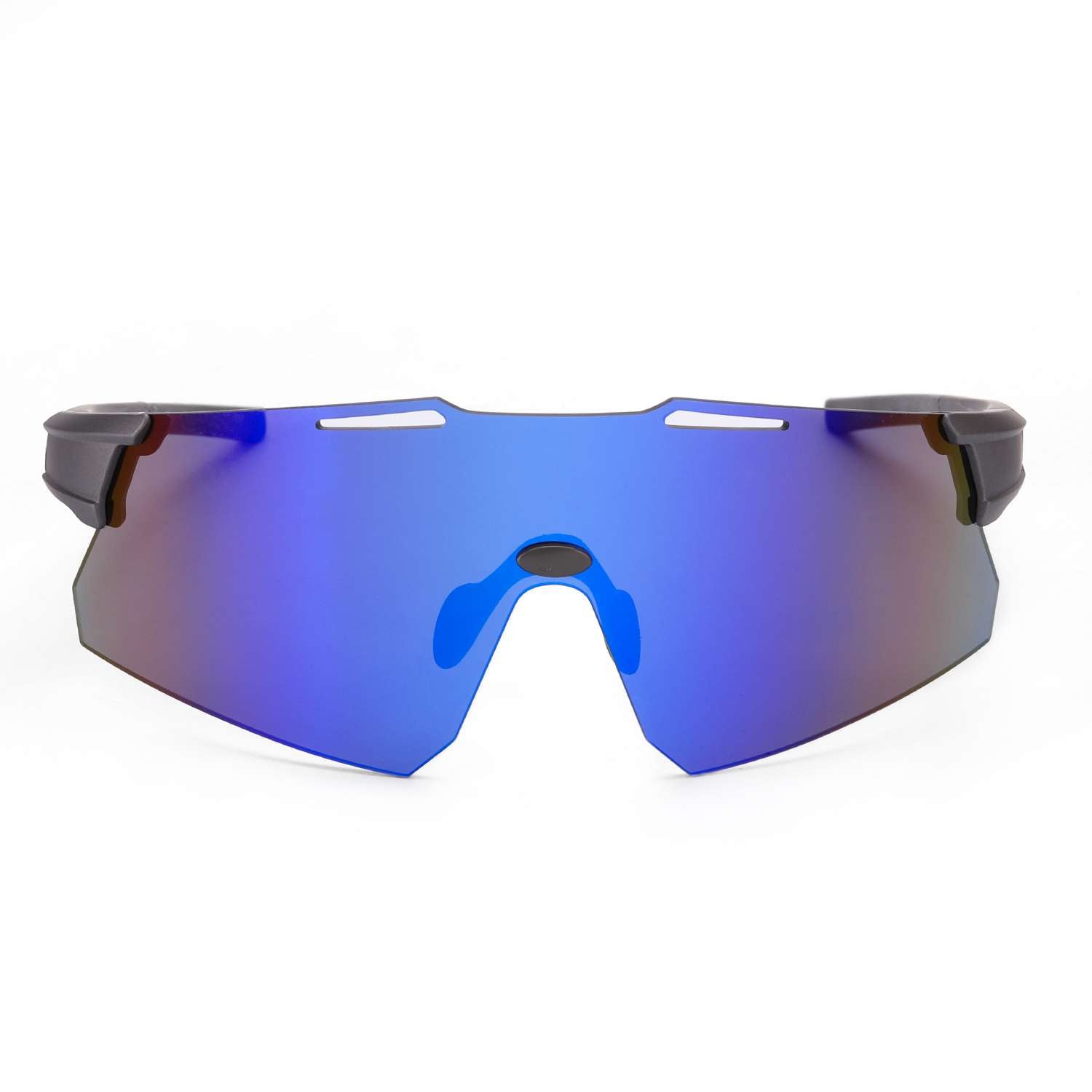 LVIOE P-Viper Oversized Modern Design Sports Sunglasses for Unisex, Dark Blue
