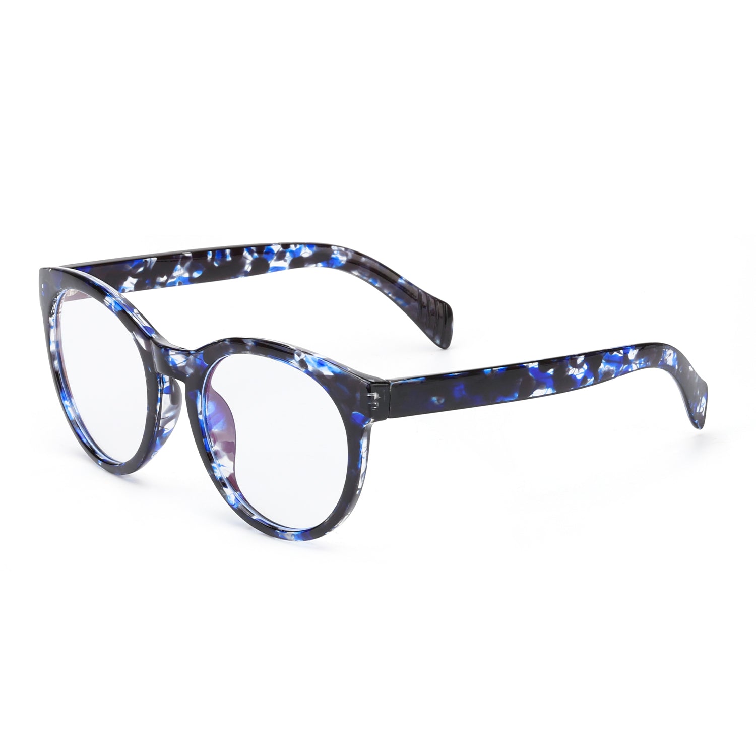 LVIOE Oversized Round Anti Blue Light Blocking Glasses for Women - LVIOE