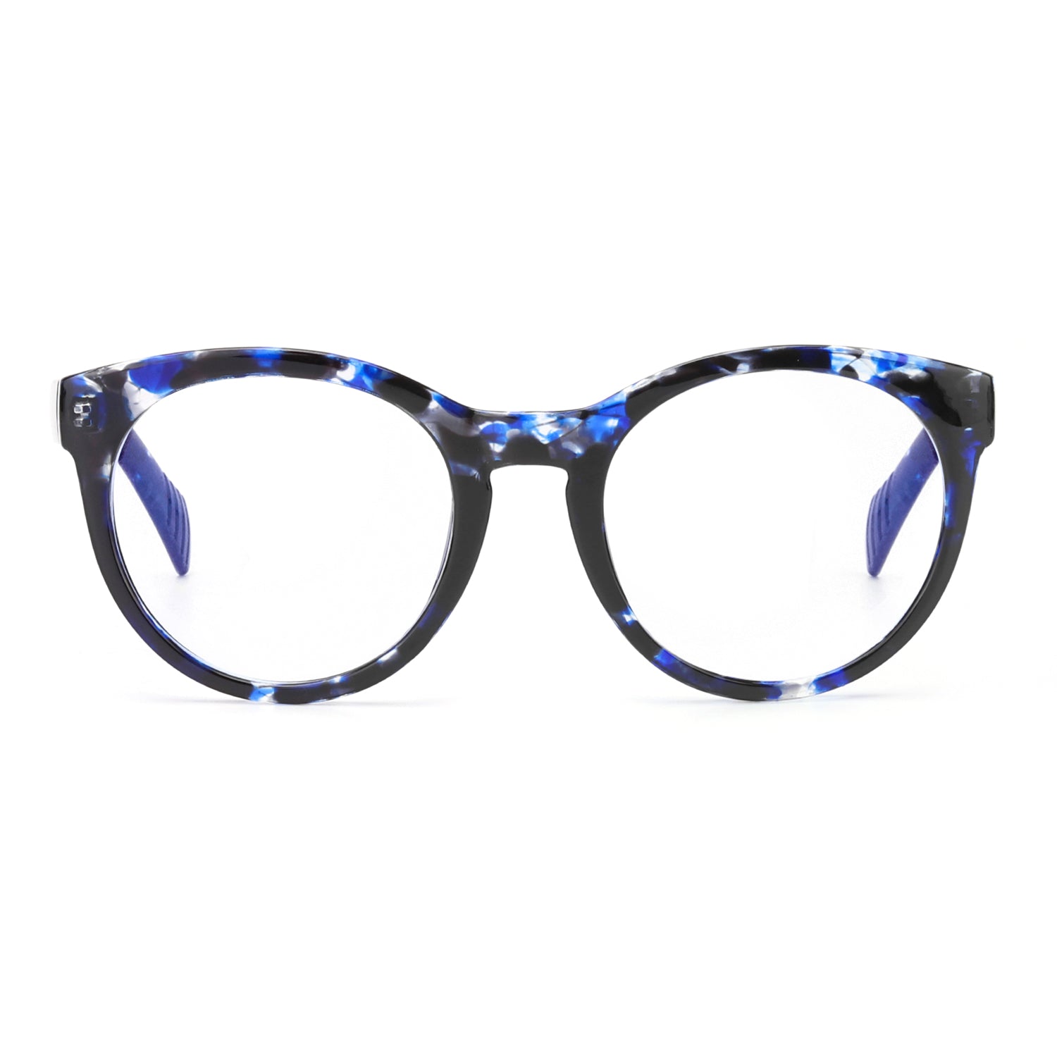 LVIOE Oversized Round Anti Blue Light Blocking Glasses for Women - LVIOE