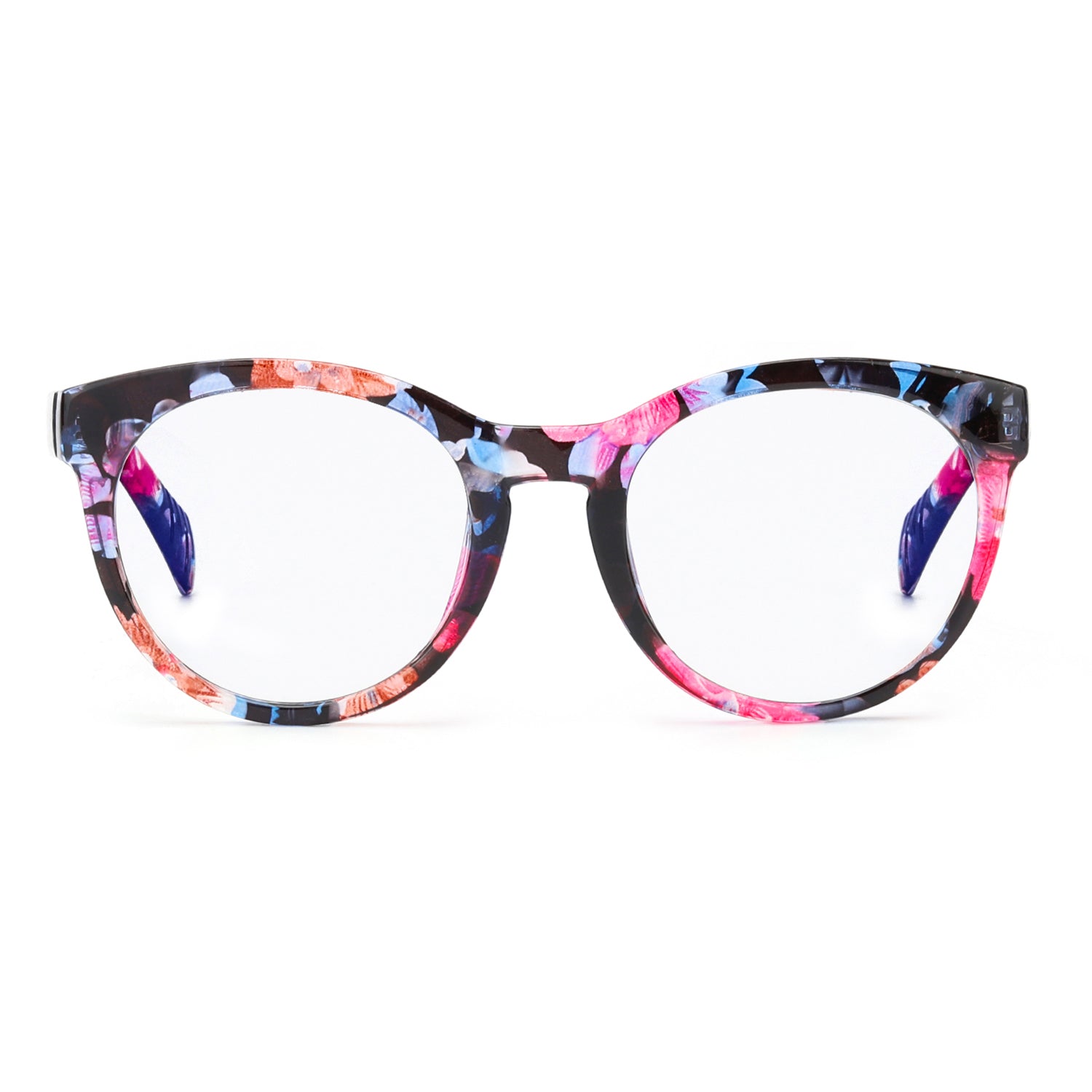 LVIOE Oversized Round Anti Blue Light Blocking Glasses for Women - LVIOE