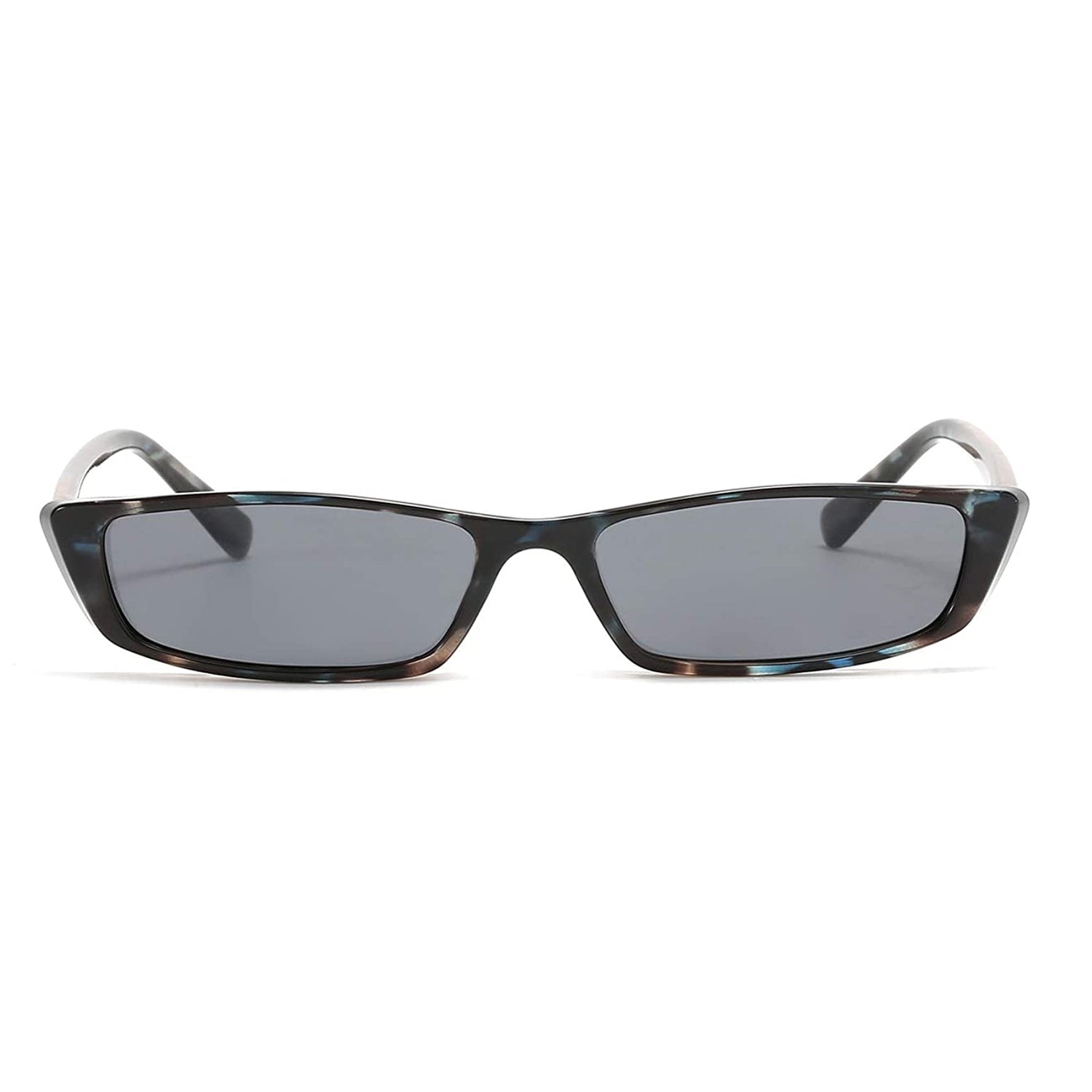 LVIOE Vintage Rectangle Small Frame Sunglasses, Tortoise - LVIOE