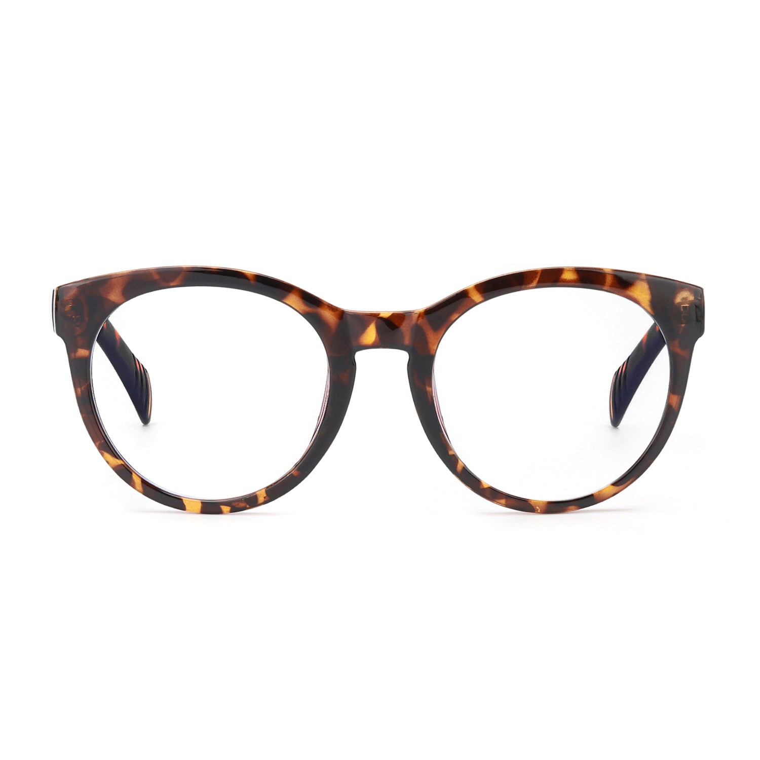 LVIOE Oversized Round Anti Blue Light Blocking Glasses for Women - LVIOE