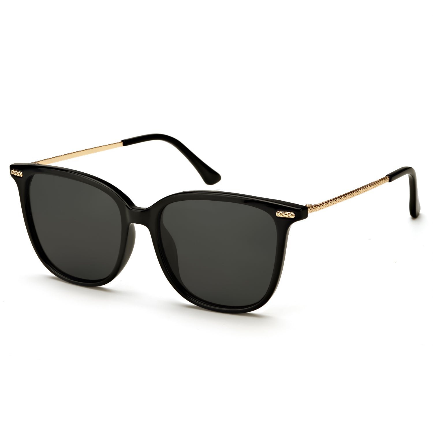LVIOE Retro Square UV400 Polarized Sunglasses for Women - LVIOE