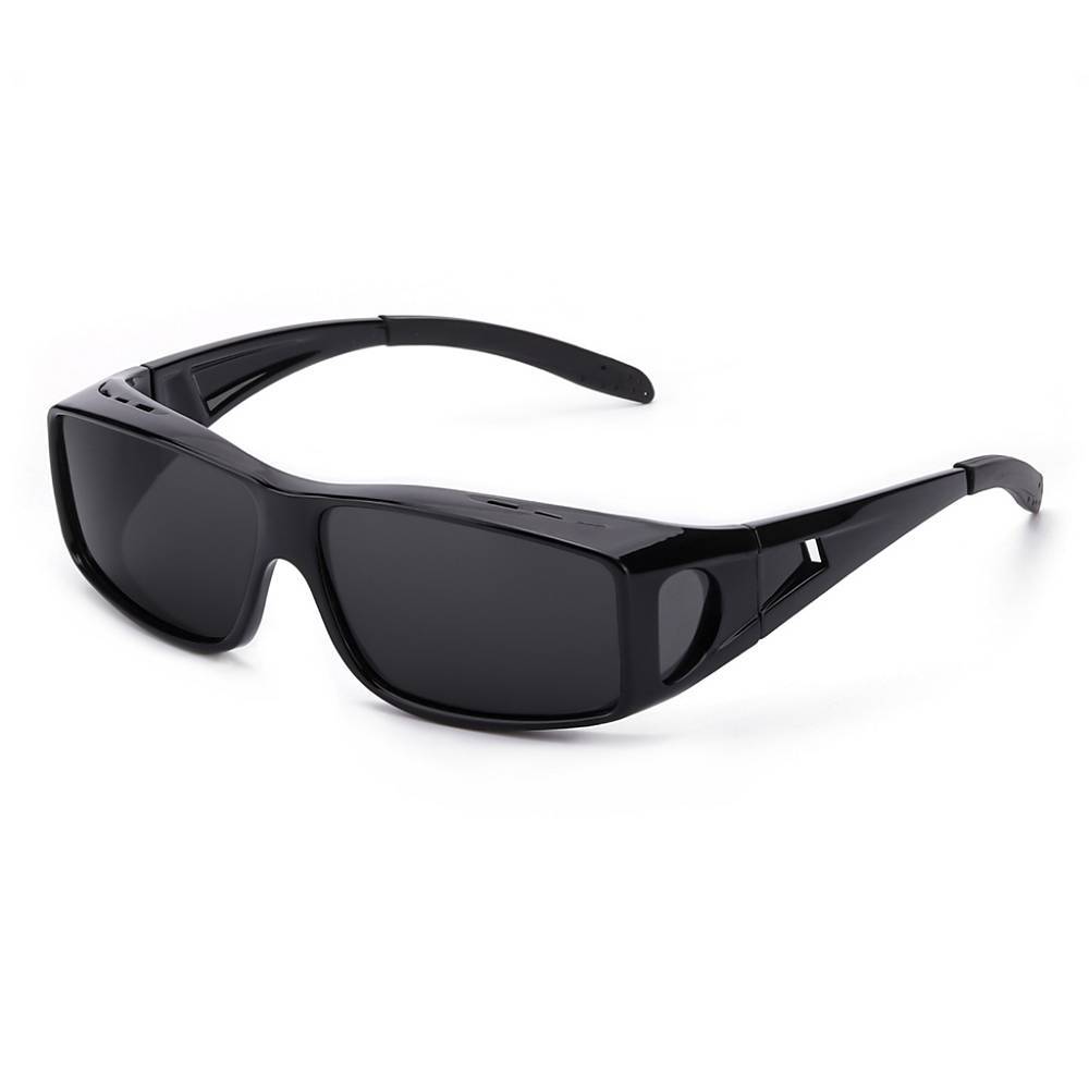 LVIOE Prescription Sunglasses RX Sun Glasses for Unisex Brazos Black