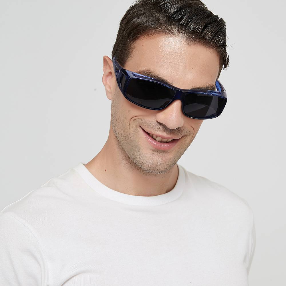 LVIOE Prescription Sunglasses RX Sun Glasses for unisex - Brazos, Blue